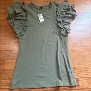 5 for $25! Express Ruffle Sleeve Top